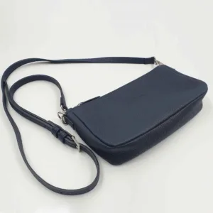 Pochette en cuir grainé de taurillon