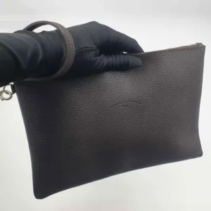 Pochette grainée ébène pour sacs Charles et Charlus ou porté main